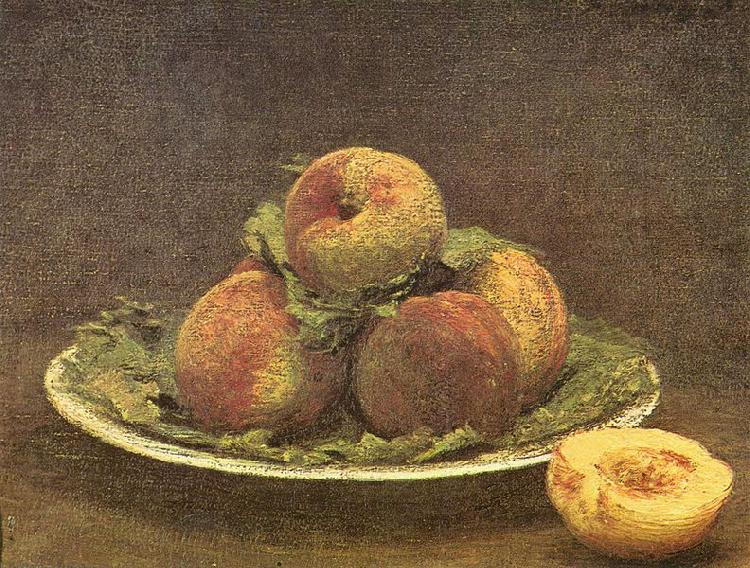 Henri Fantin-Latour Stilleben mit Pfirsischen oil painting picture